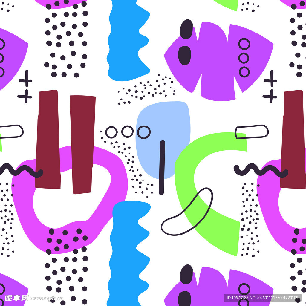 抽象几何图案背景图