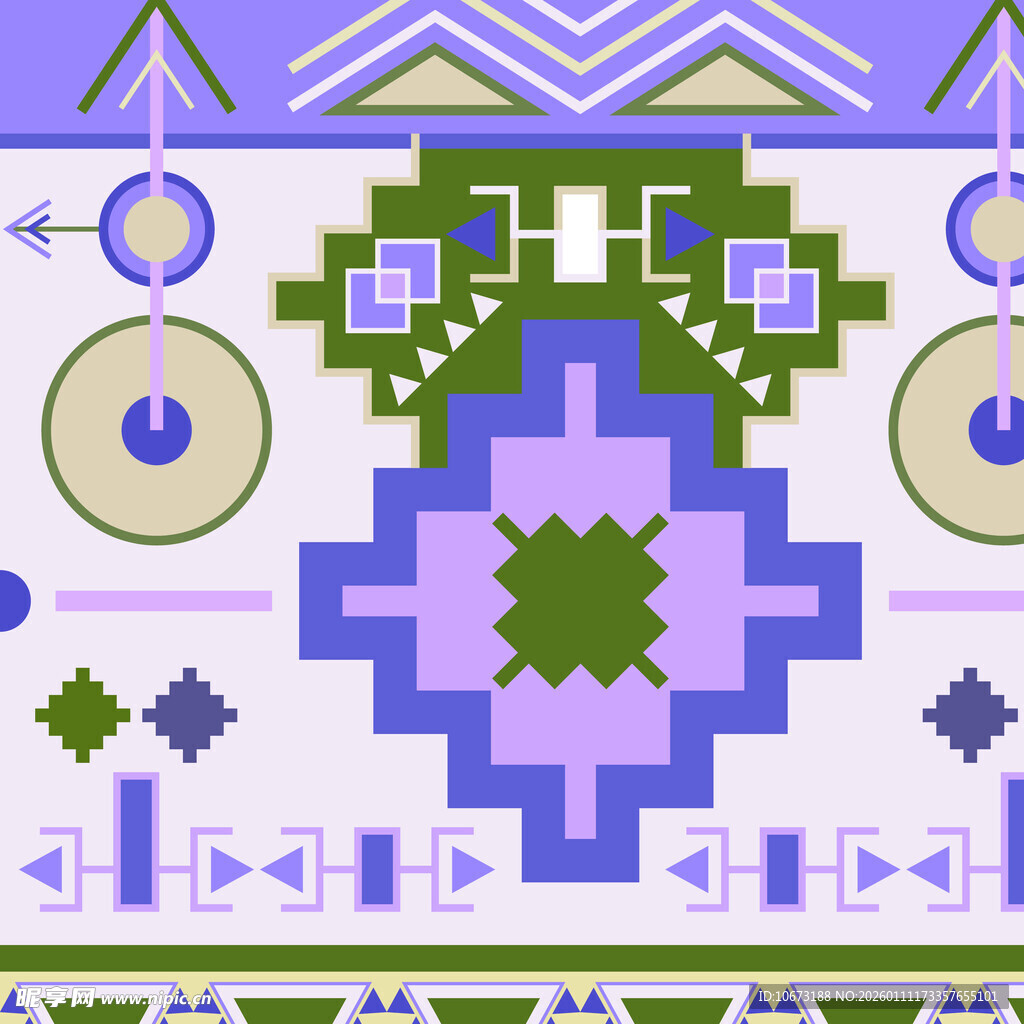 几何图案民族风装饰元素