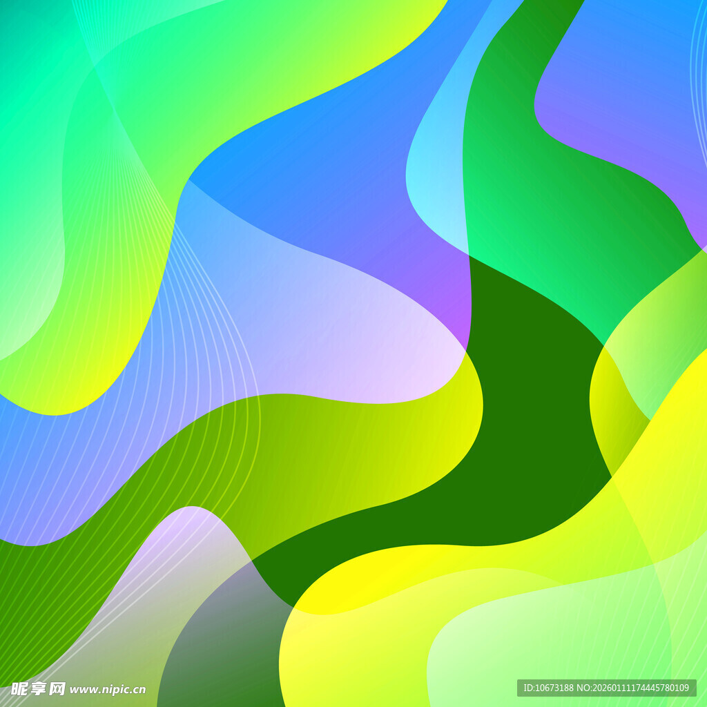 多彩流体渐变抽象背景图