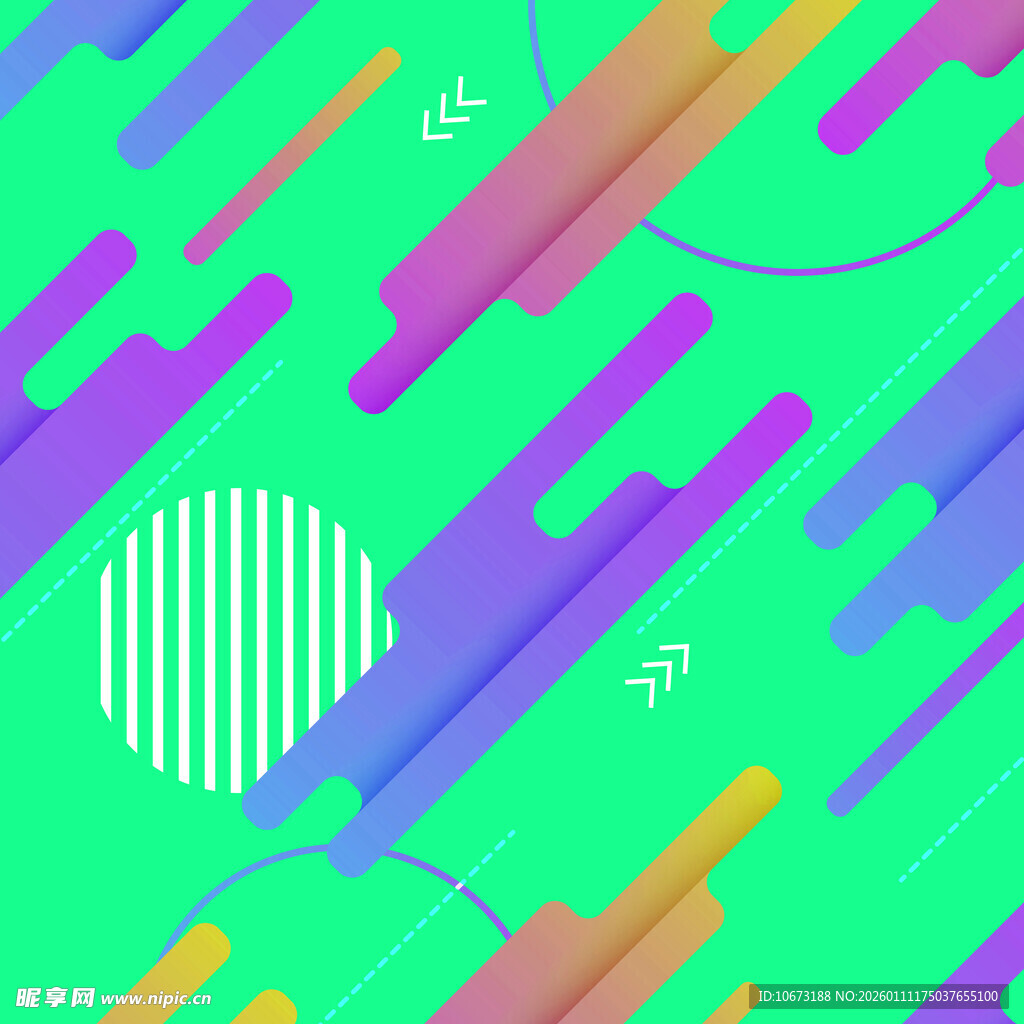 多彩几何抽象背景图案