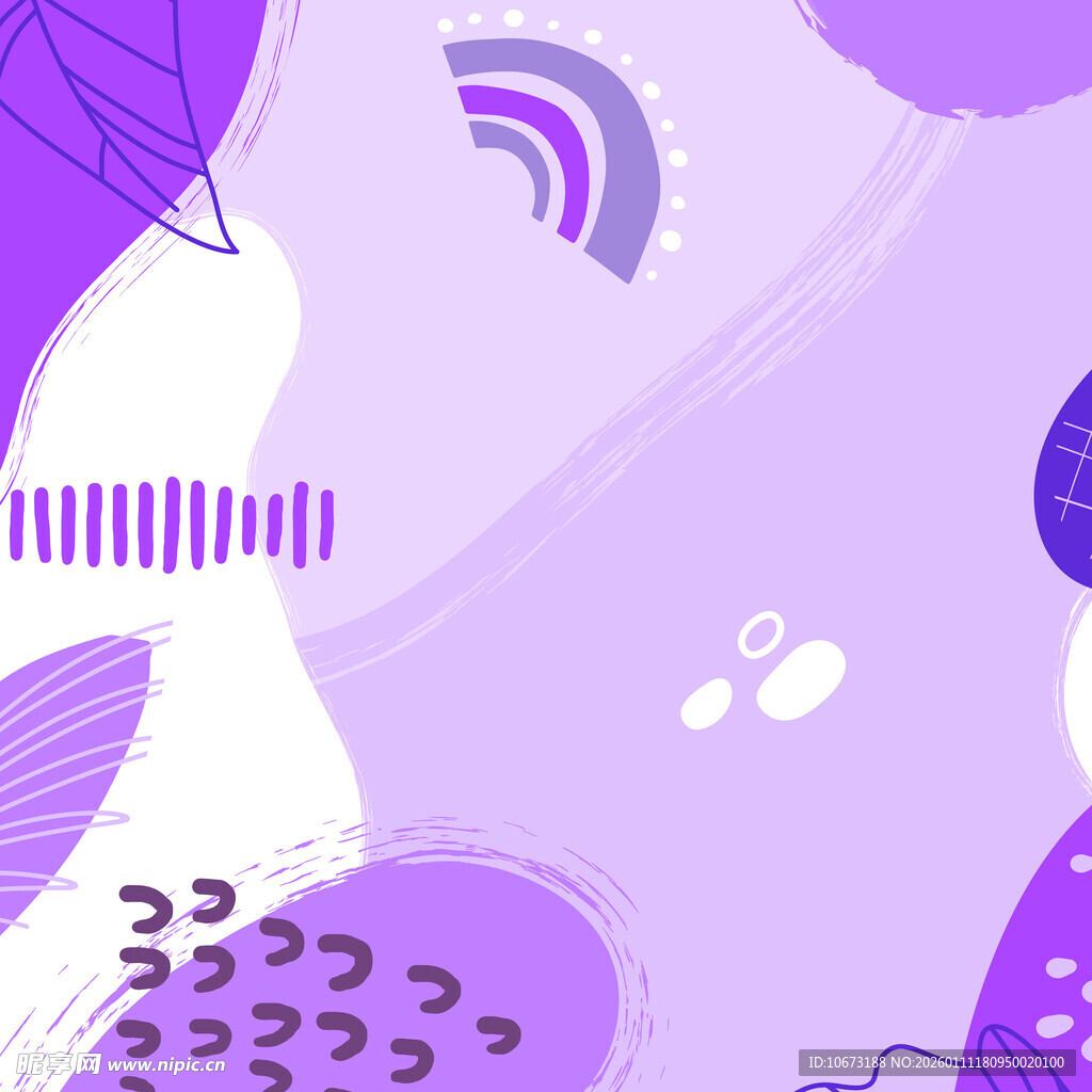 梦幻紫色抽象艺术图案
