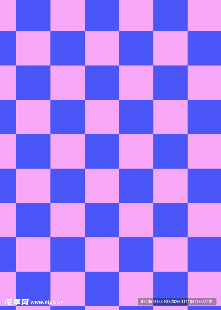 粉蓝棋盘格图案背景