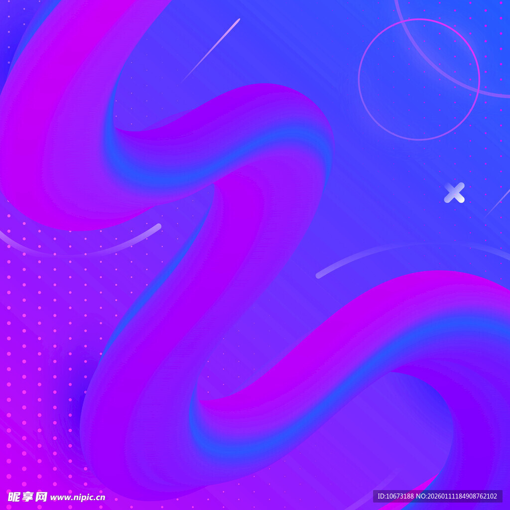 梦幻渐变流体背景图案