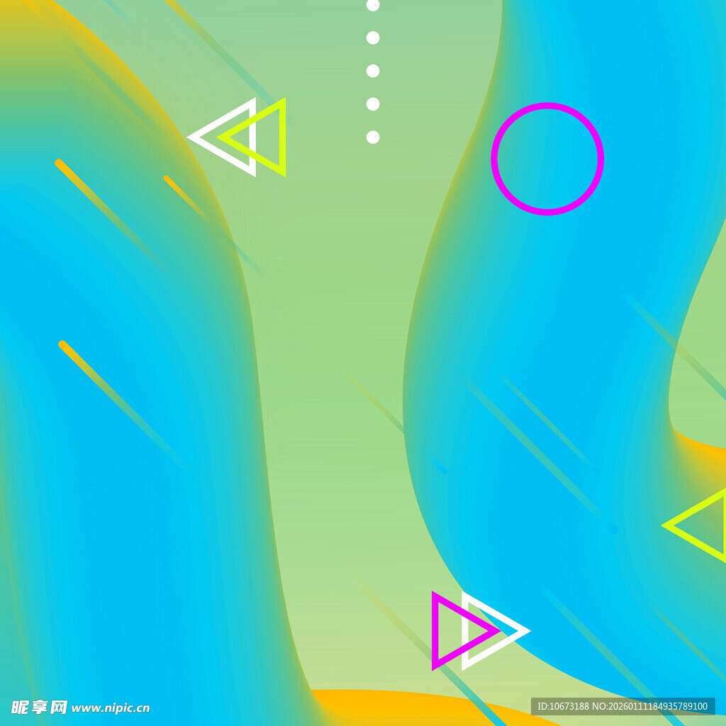 抽象几何色彩动感背景图