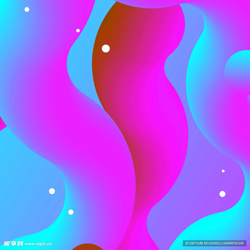 梦幻渐变流体艺术图案