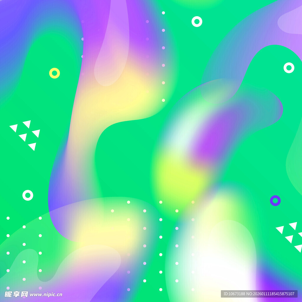 梦幻渐变流体图案背景