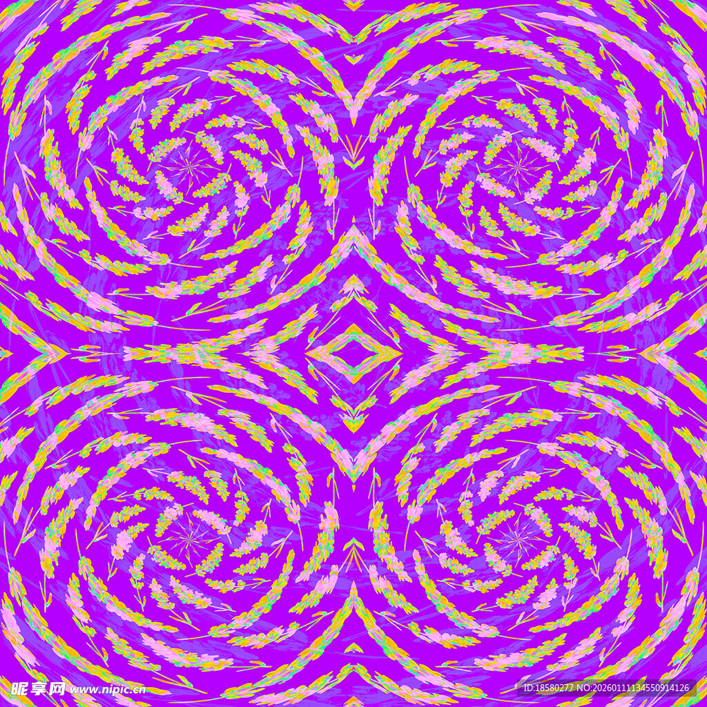 紫色螺旋几何图案纹理