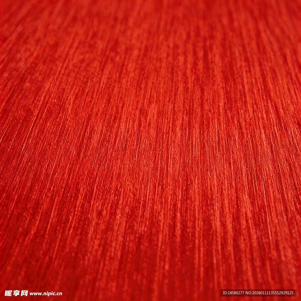 鲜艳红色丝状纹理材质