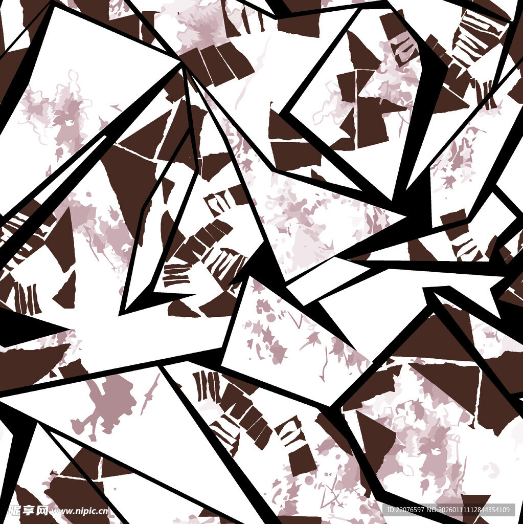 抽象几何破碎图案纹理