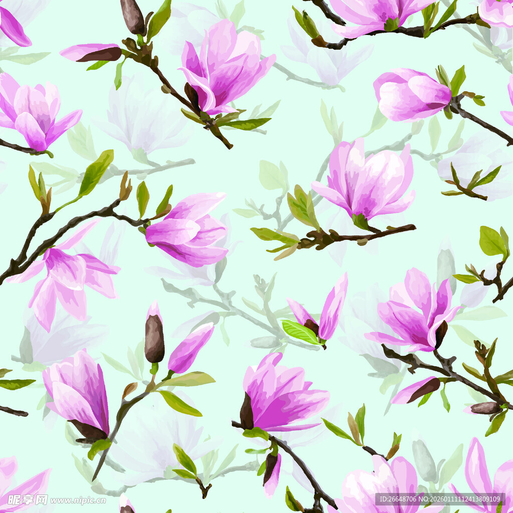 水彩花小碎花手绘花大花大牌