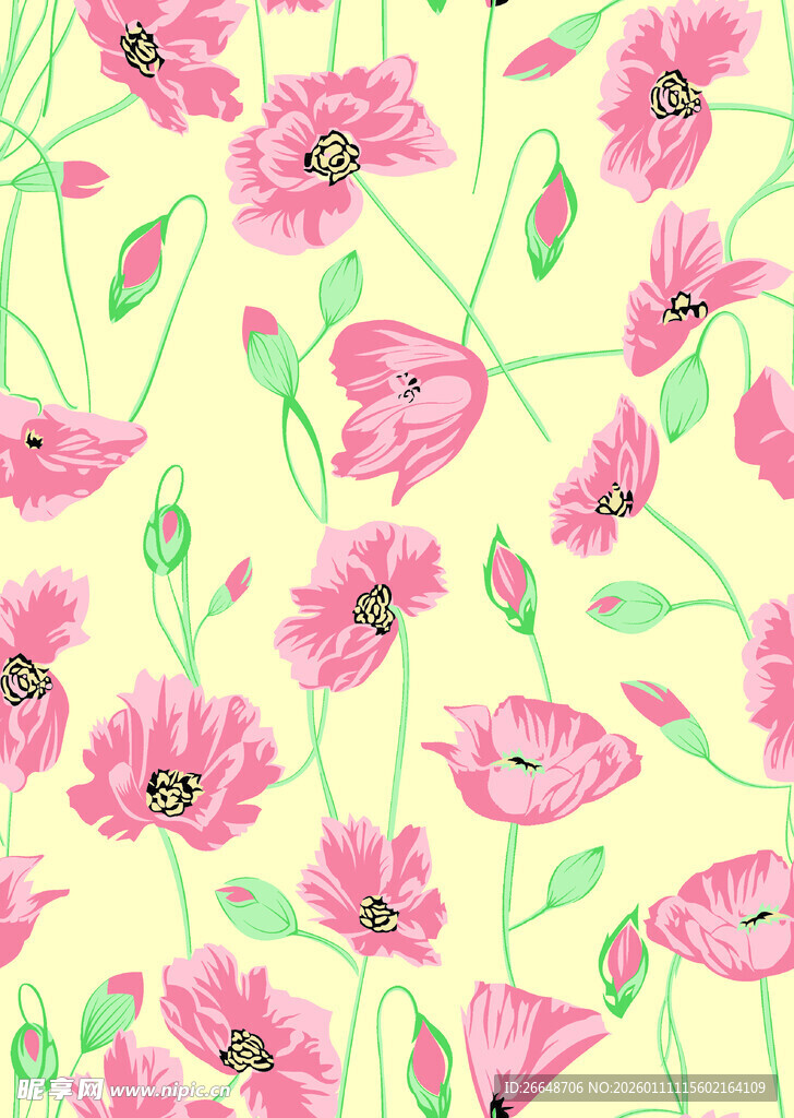 水彩花小碎花手绘花大花大牌花卉