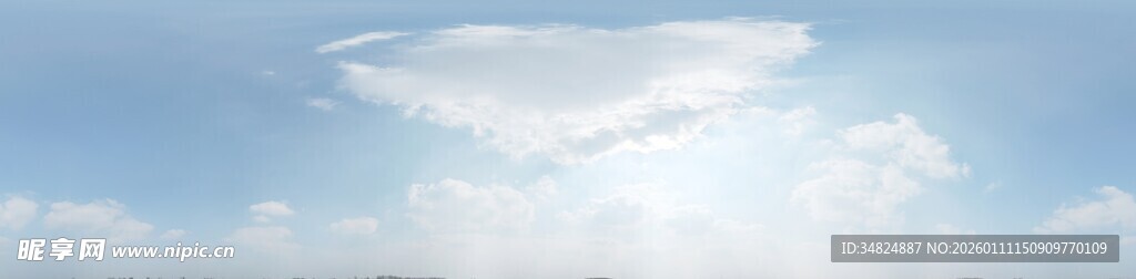 蓝天白云美景