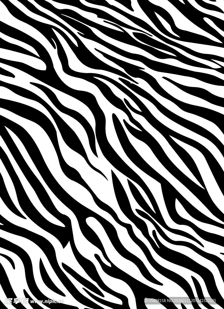 斑马纹抽象图案纹理