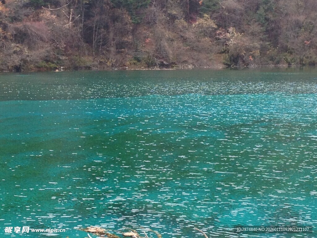 碧绿湖水 自然美景