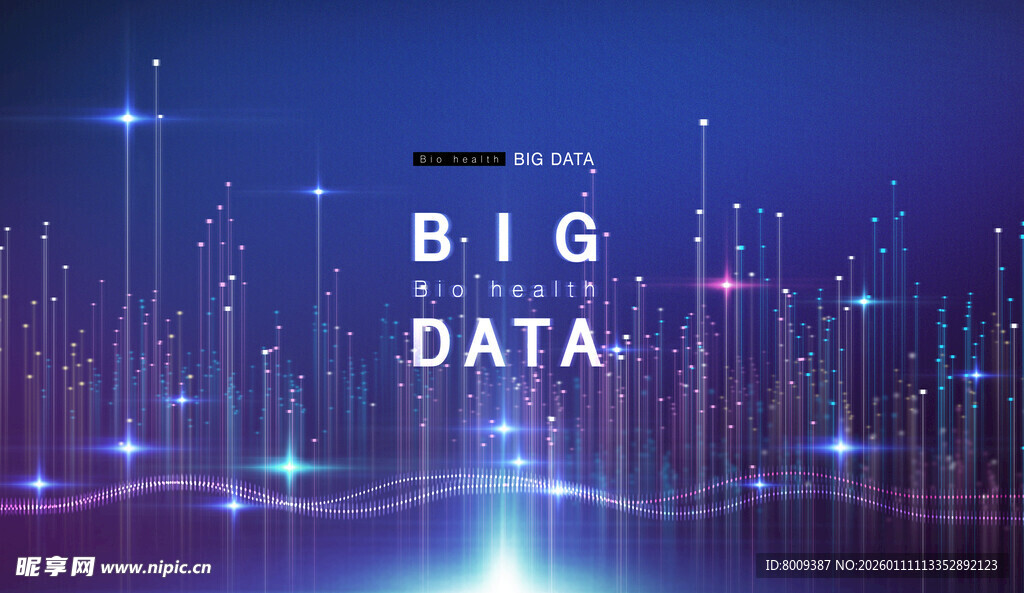 生物健康大数据海报