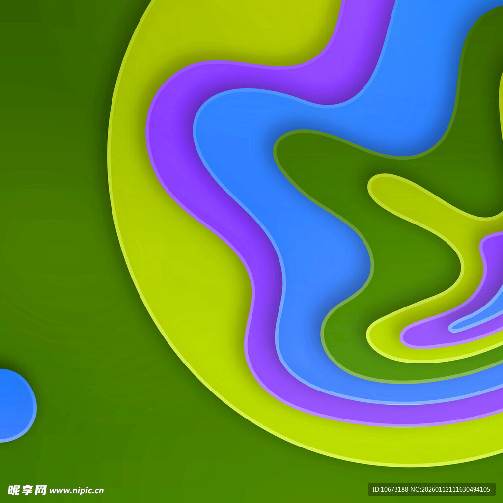 多彩流体渐变抽象图案