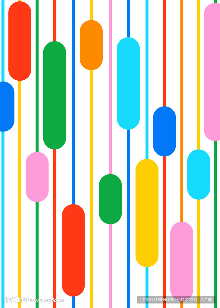 多彩几何线条图案背景