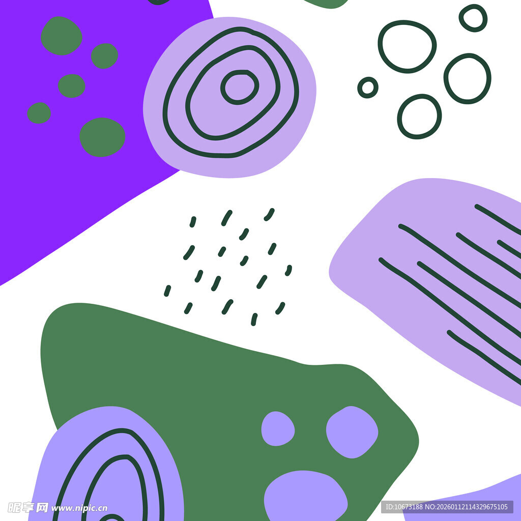 抽象几何图案插画