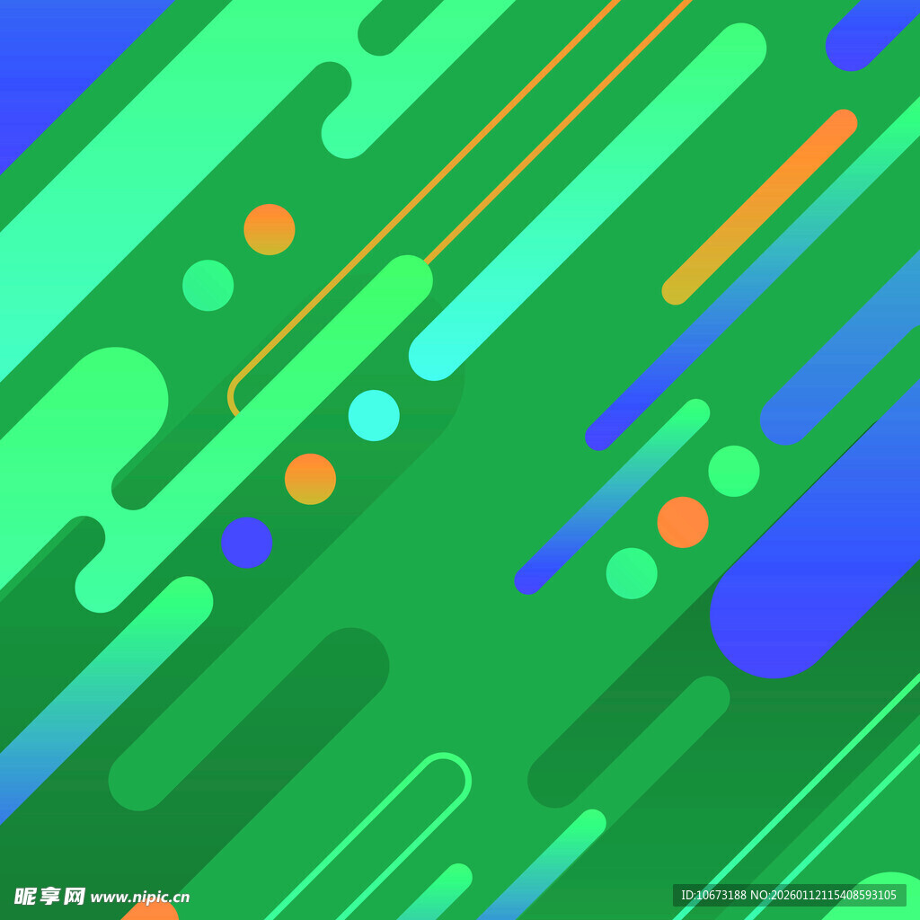 多彩几何线条抽象背景图