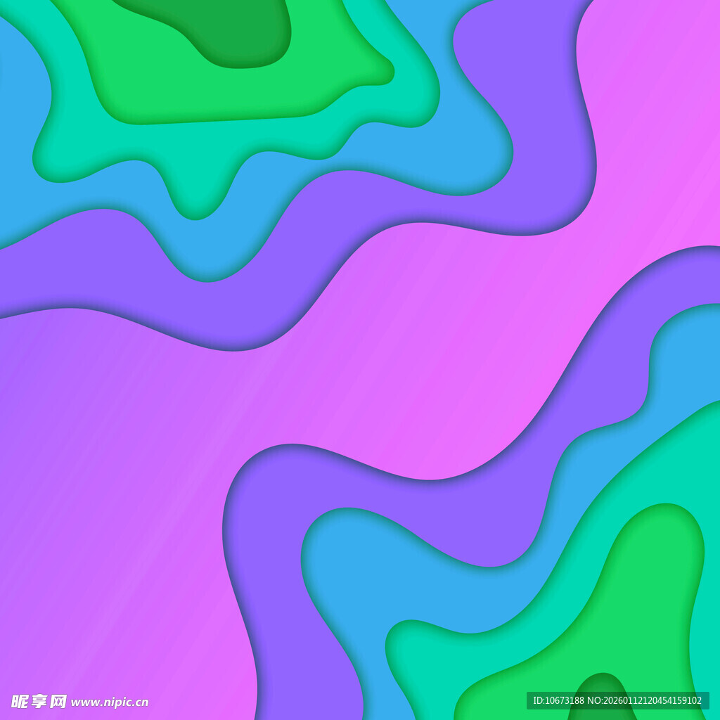 梦幻渐变色彩抽象图案