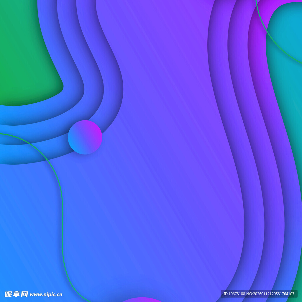 梦幻渐变流体艺术图案