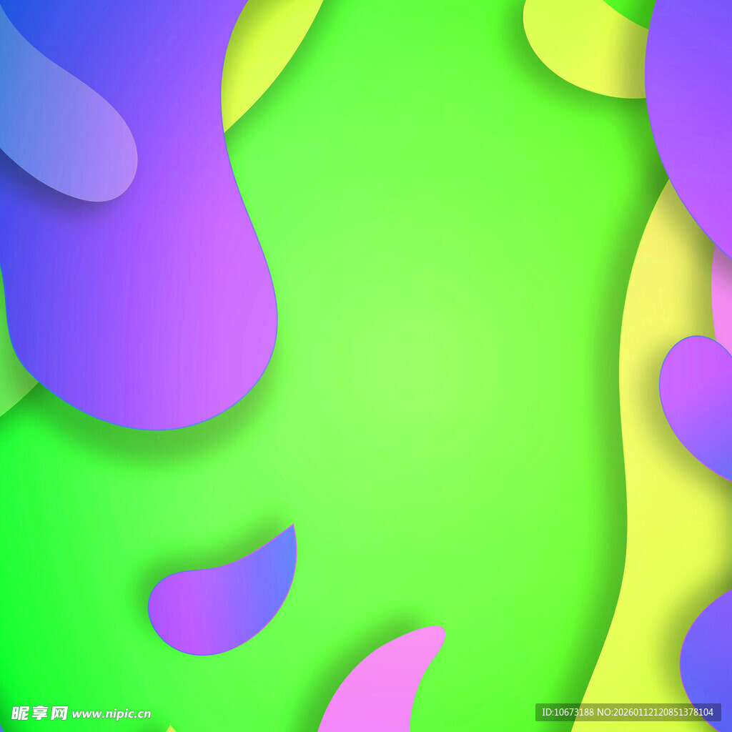 多彩流体渐变抽象背景图