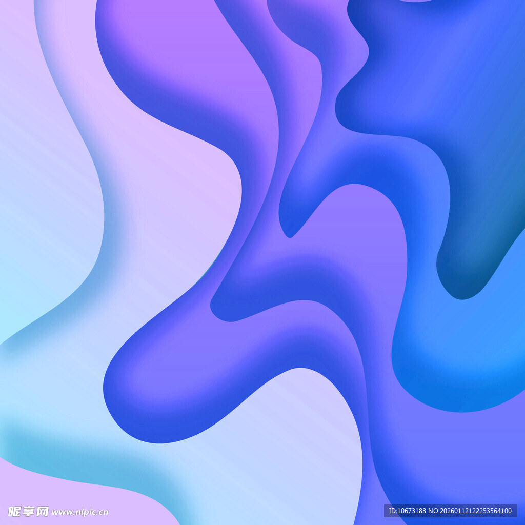 梦幻渐变流体背景图案