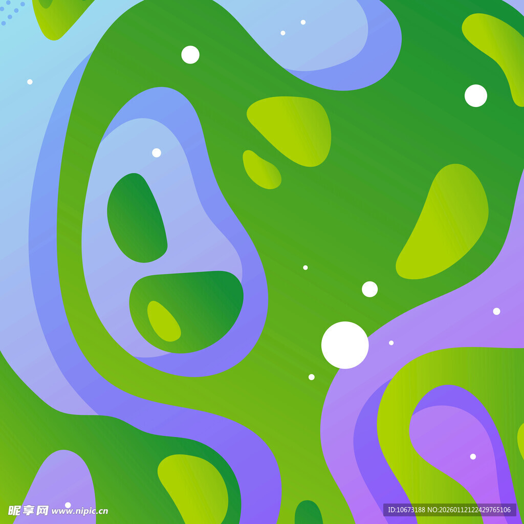 抽象多彩流体艺术图案