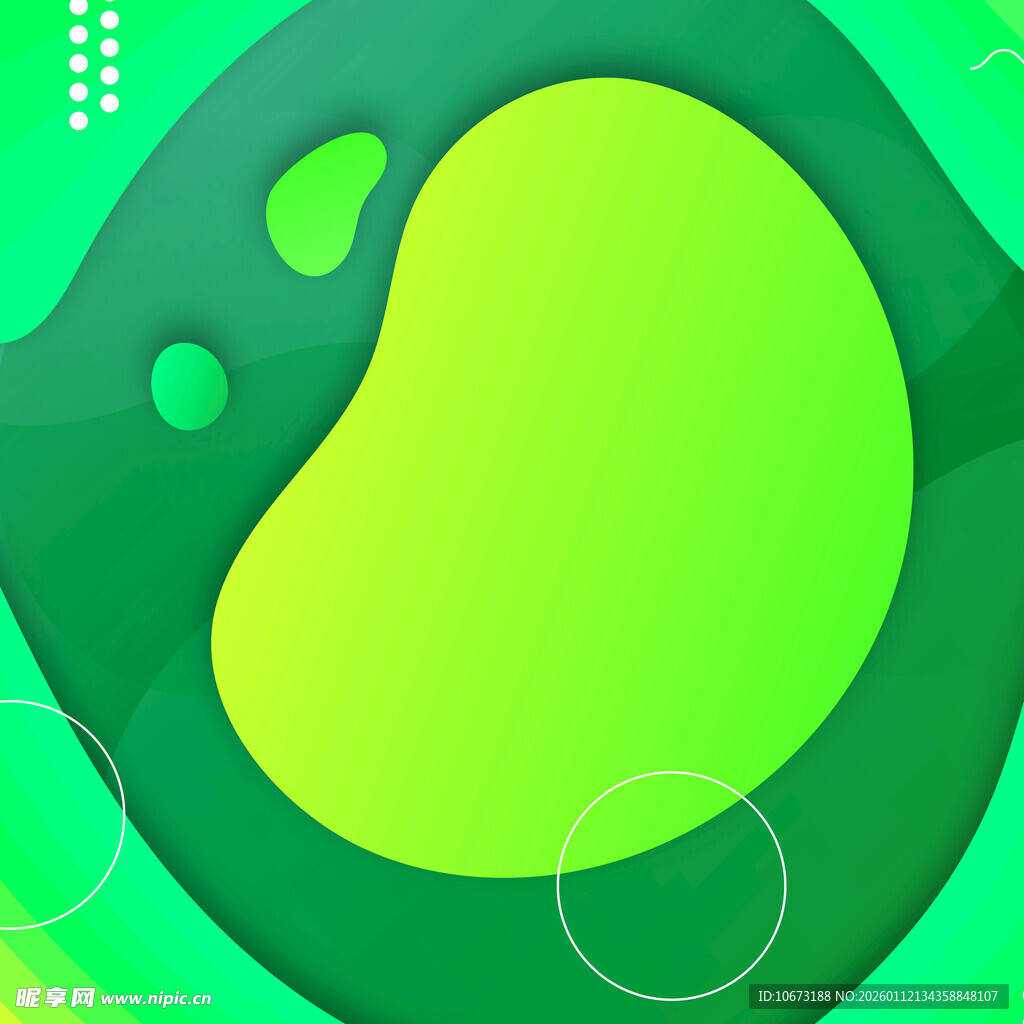 绿色抽象几何图形背景