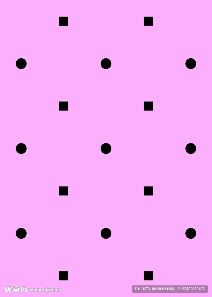 粉色背景上的黑色几何图案