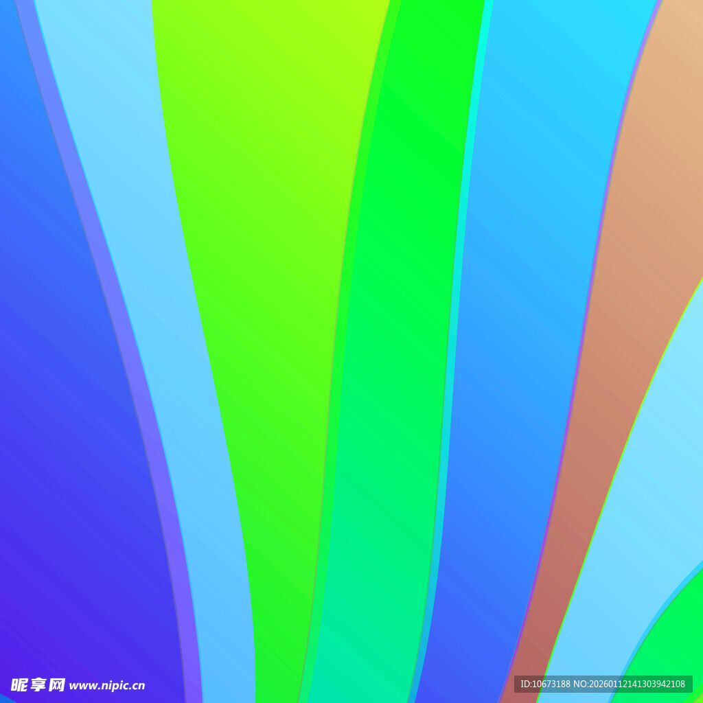 多彩渐变条纹抽象背景图