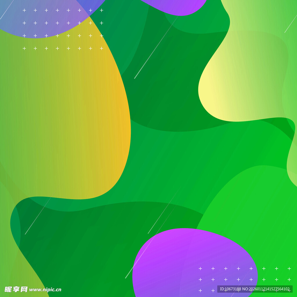 多彩流体渐变抽象背景图