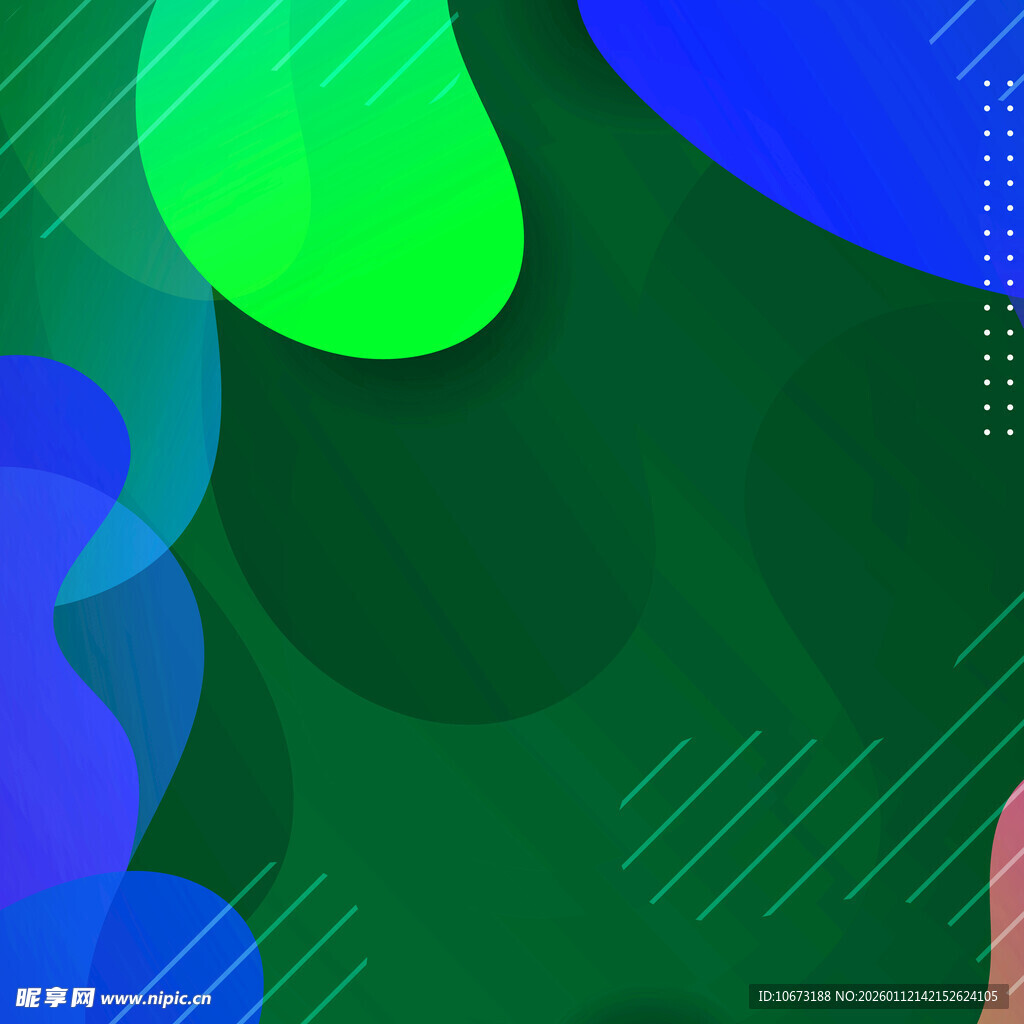 多彩几何抽象背景图案