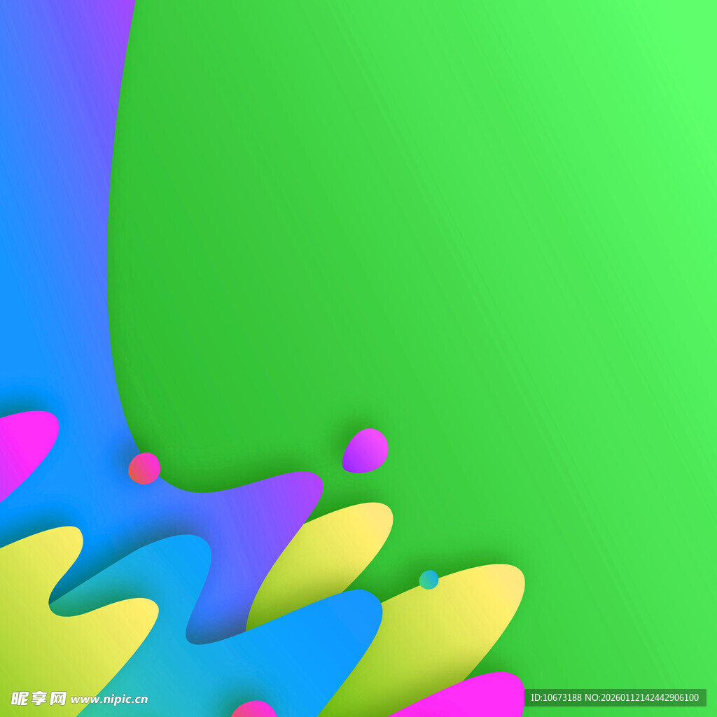 多彩流体抽象渐变背景图