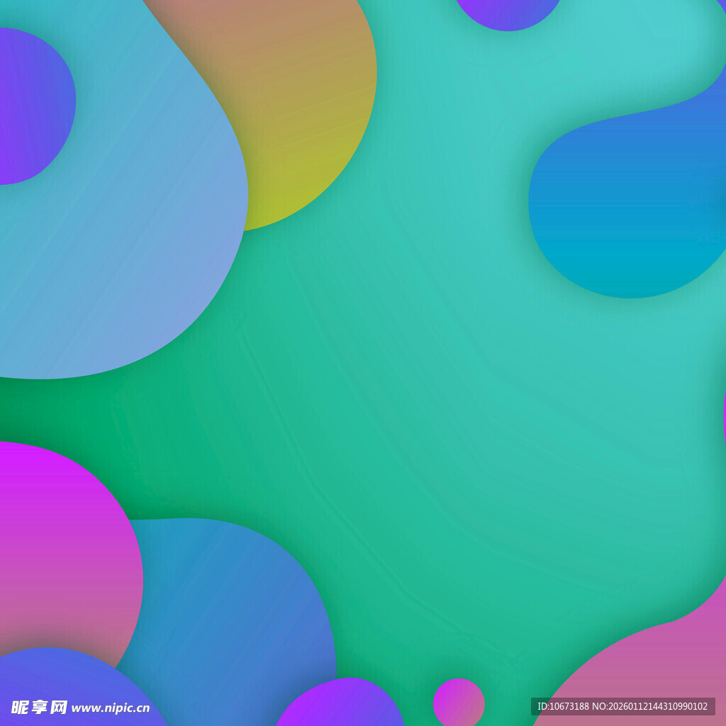 多彩几何图形背景