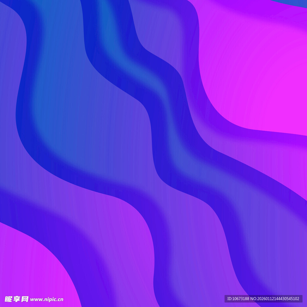 梦幻渐变波浪抽象背景图