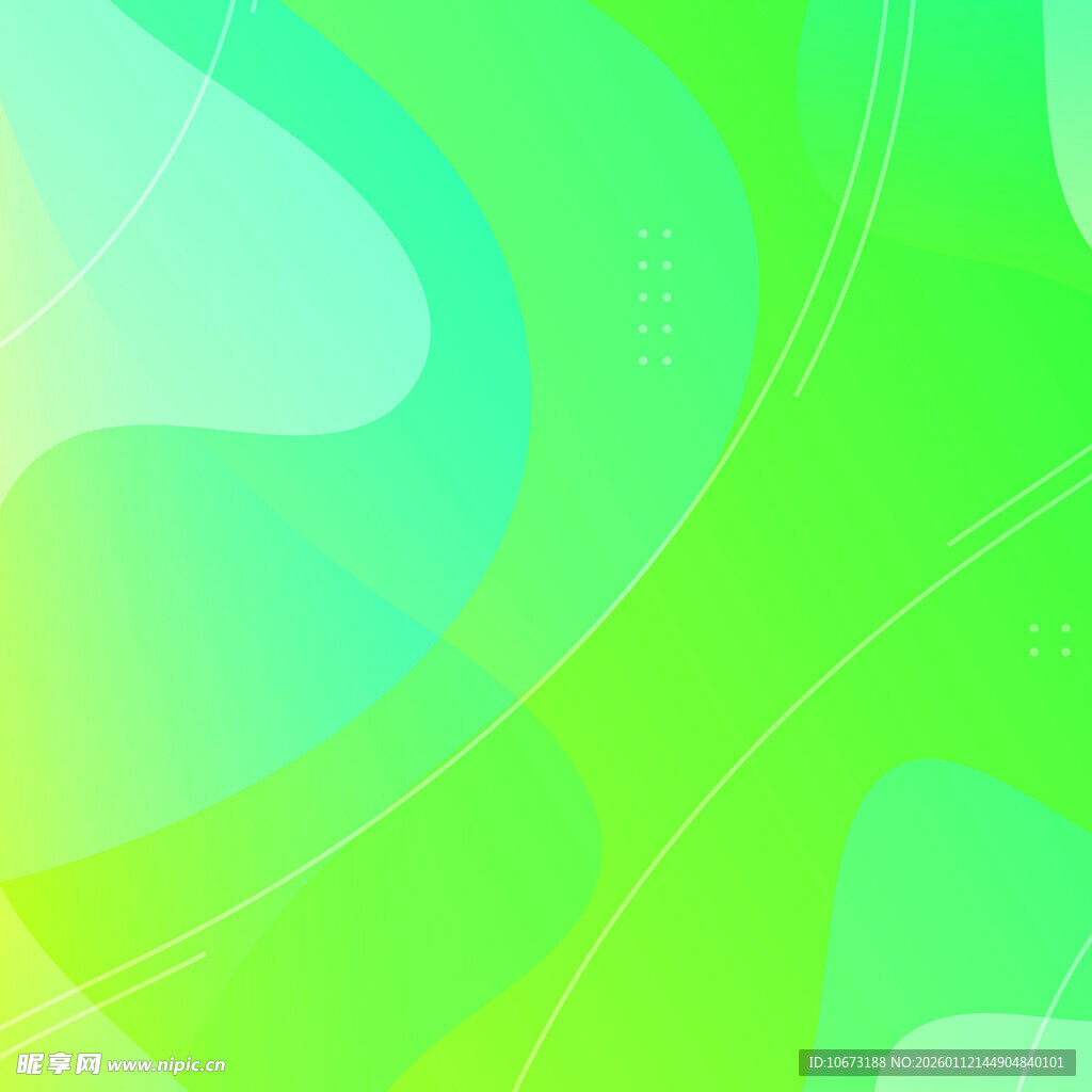 清新渐变绿色抽象背景图