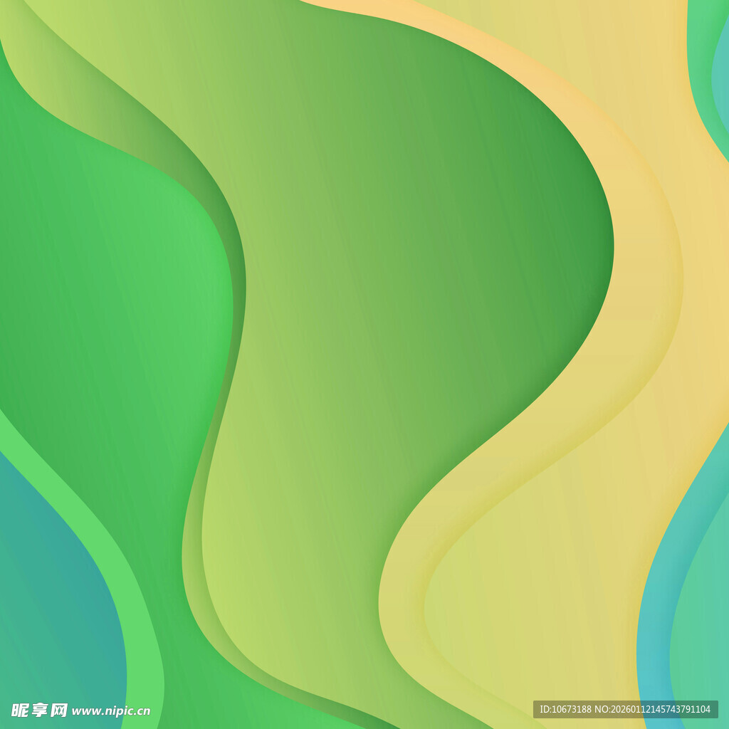 多彩波浪形抽象背景图案