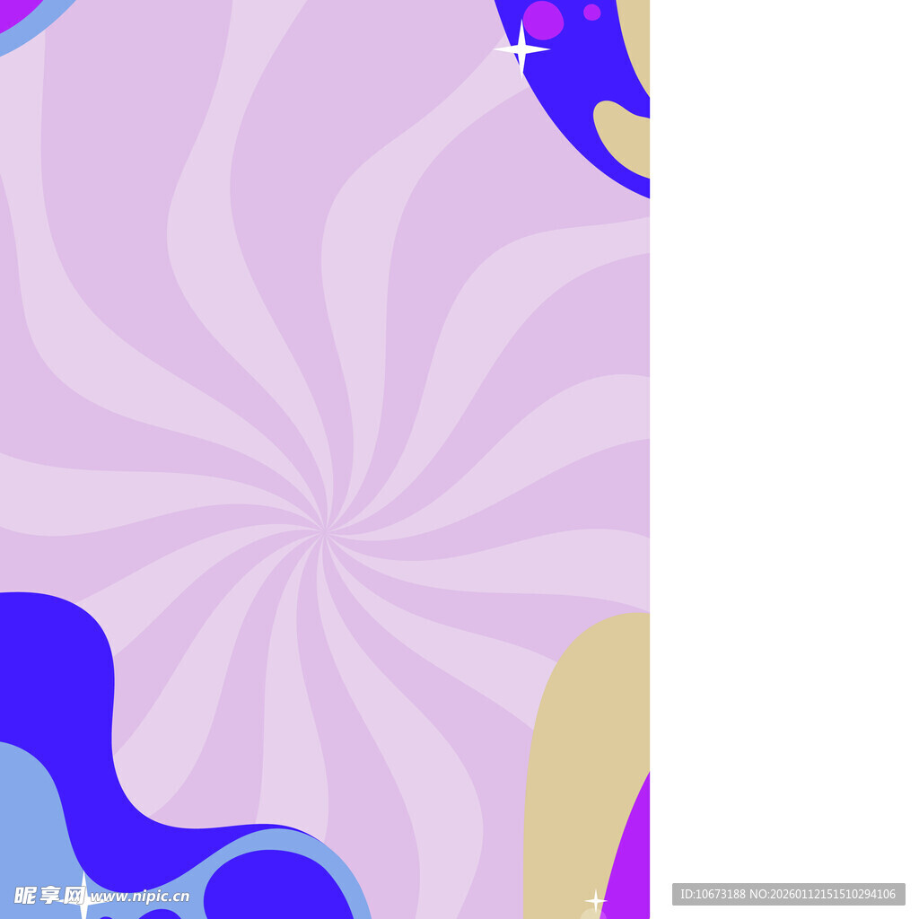 梦幻渐变几何抽象背景图