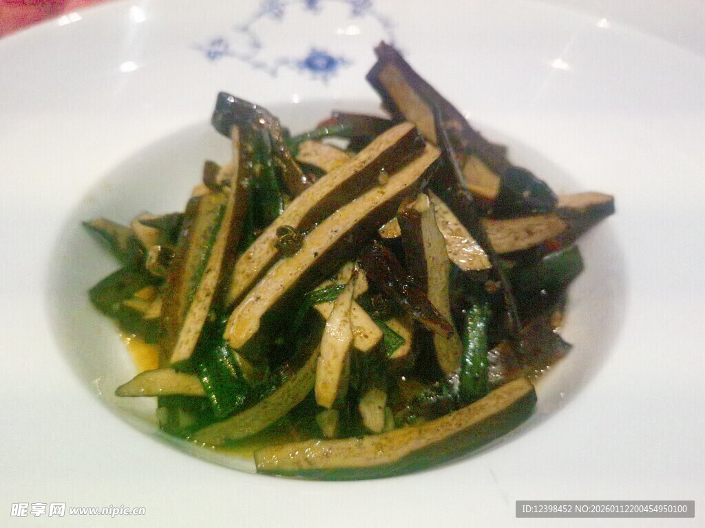 凉拌豆干黄瓜丝