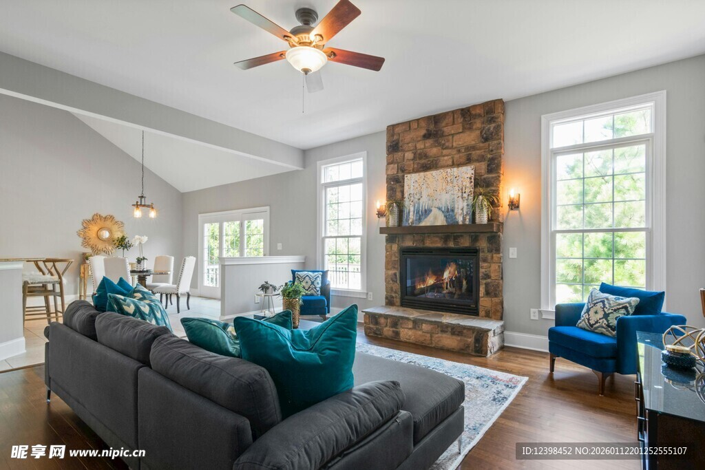 现代温馨客厅室内设计