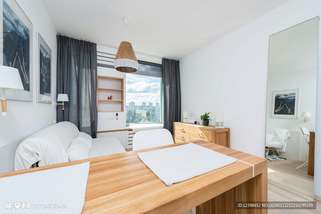 简约明亮的现代风室内空间