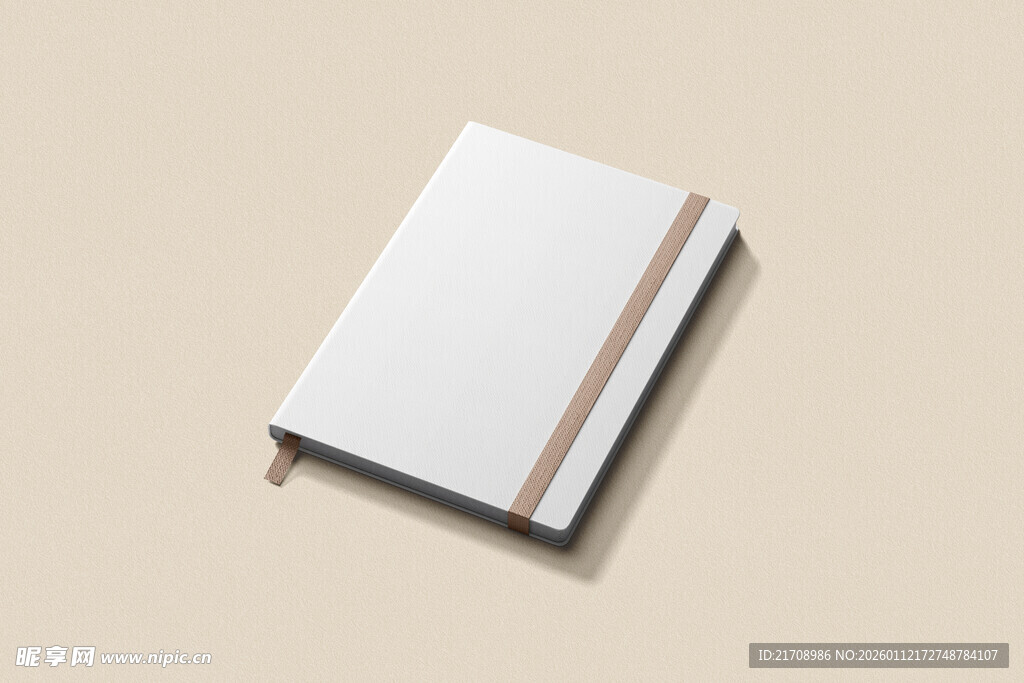 简约白色笔记本展示