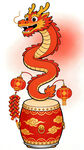 龙舞新春贺岁图