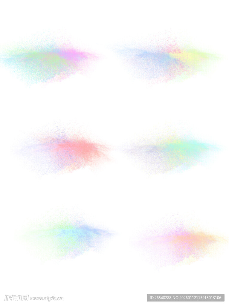 多彩梦幻渐变光效图案