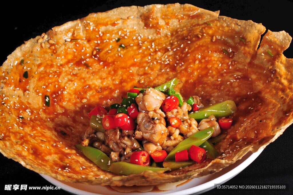 锅贴牛蛙  诱人可口