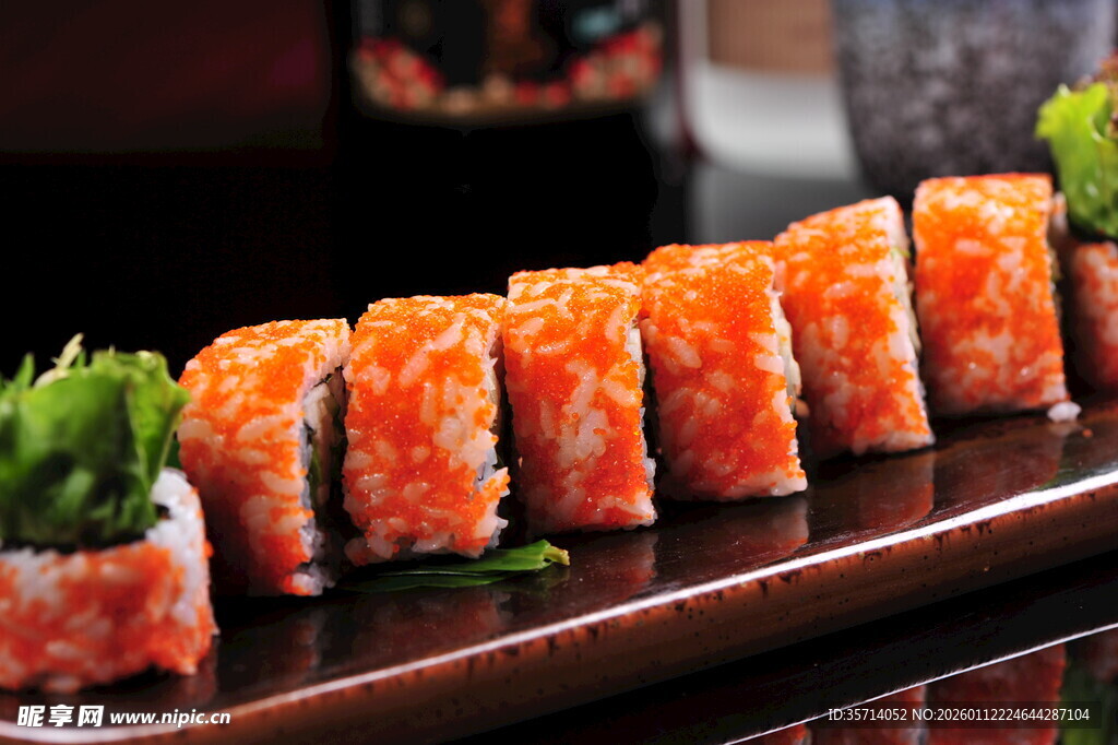 美味寿司卷视觉味觉盛宴