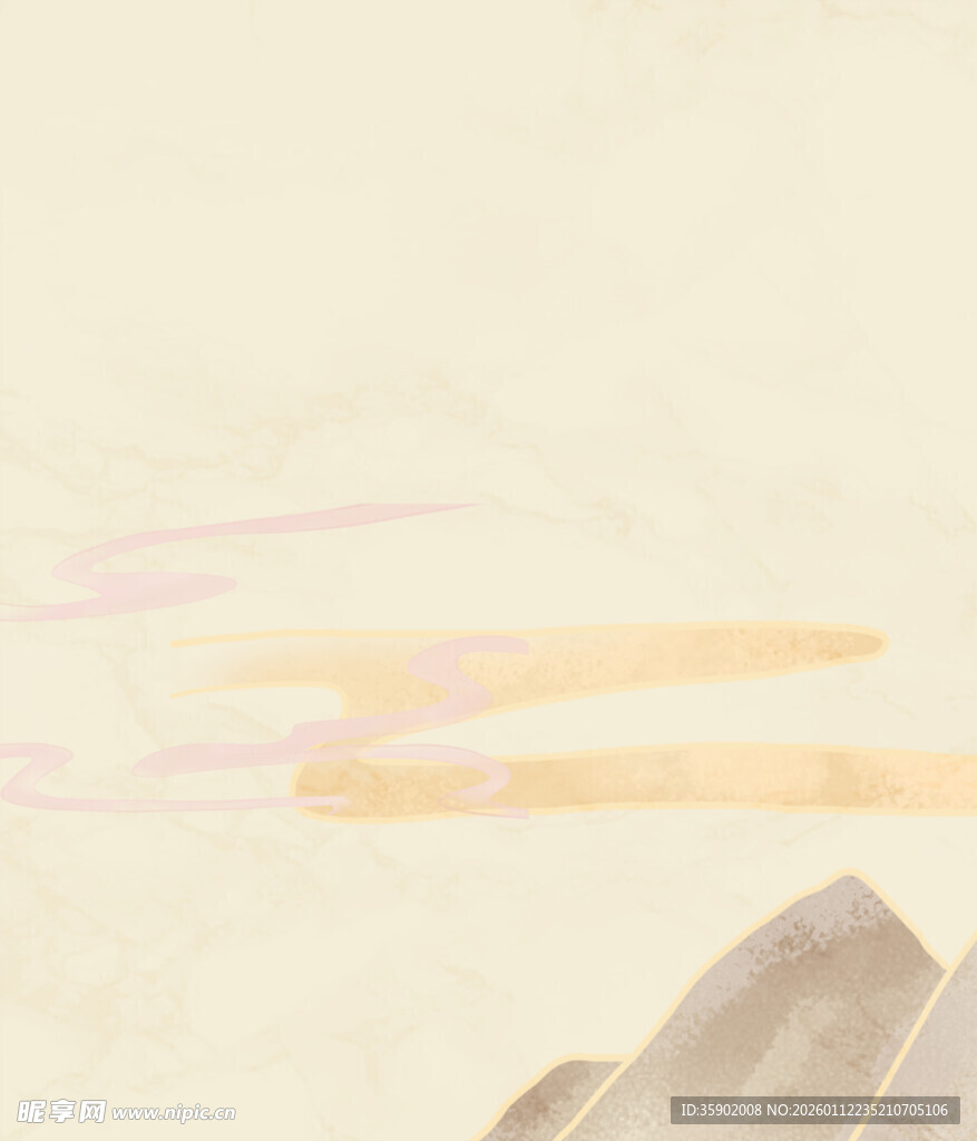 水墨山水意境图