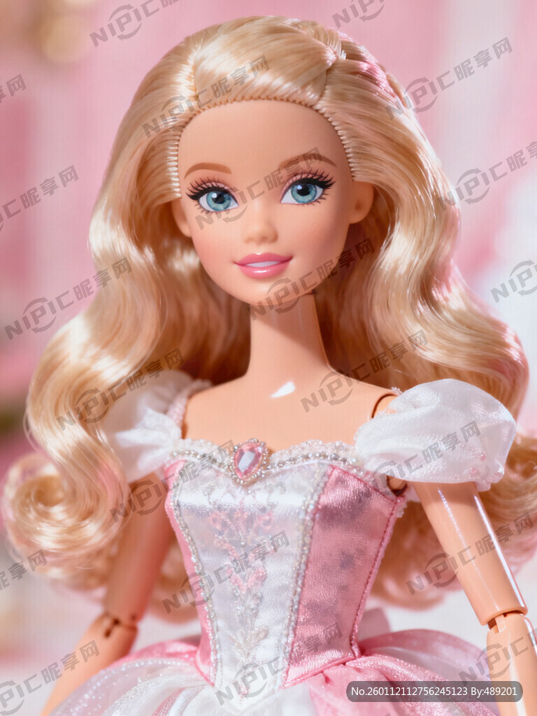 近似芭比娃娃造型 公主长裙