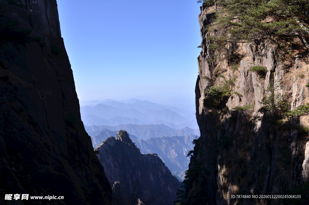壮丽山景 悬崖峭壁奇观